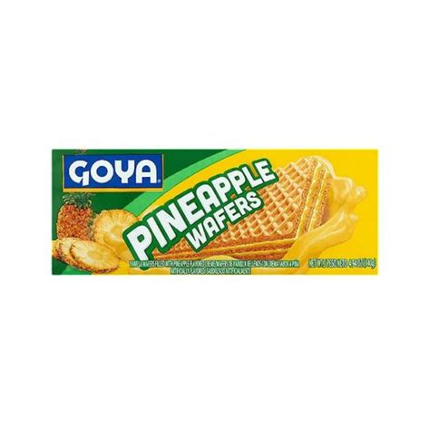 New Goya Pineapple Wafers 140G Halal Snacks World