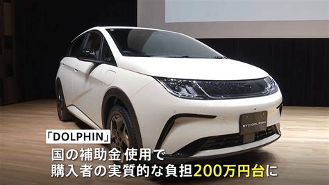 中国のev大手「byd」が新たな電気自動車 300万円台で販売開始 Tbs News Dig