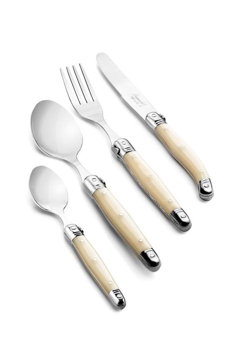 Laguiole Style De Vie Besteck Set Couvert Premium Line Perlmutt Teilig