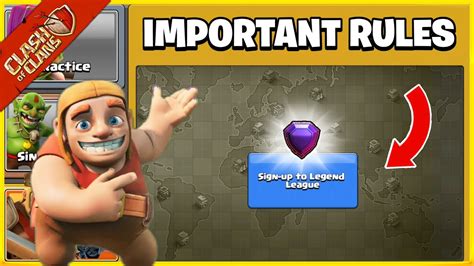 How To Stay In Legend League Without Sign Up Coc Legend League Rules