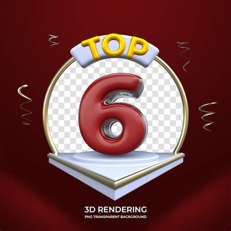 premium psd top  award  rendering isolated transparent background