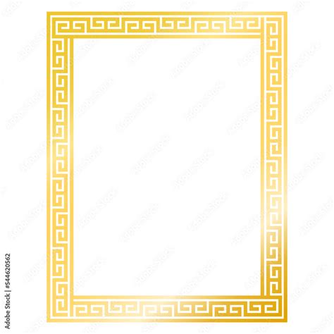 Greek Gold Frame Border Illustration Jpeg Image Png Transparent