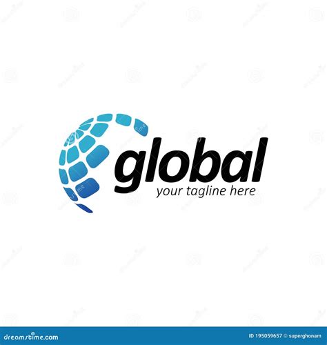 Global Logo Technology Icon Sphere Symbol And Modern Element Concept