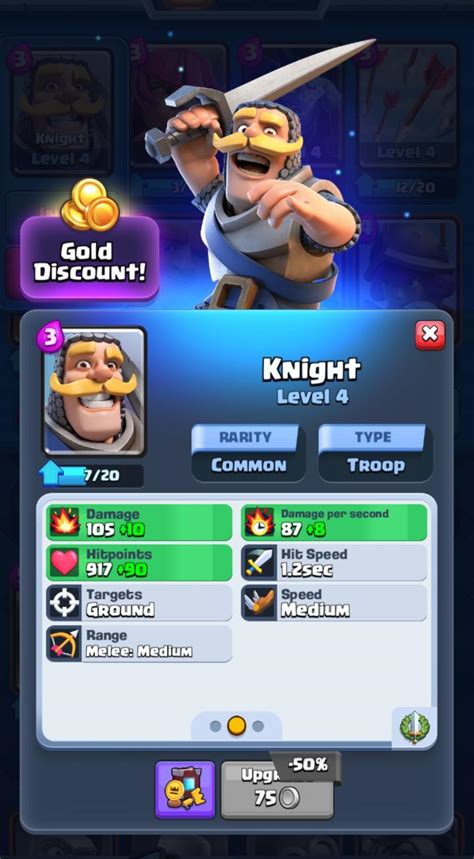 Clash Royale Knight Guide - One Chilled Gamer