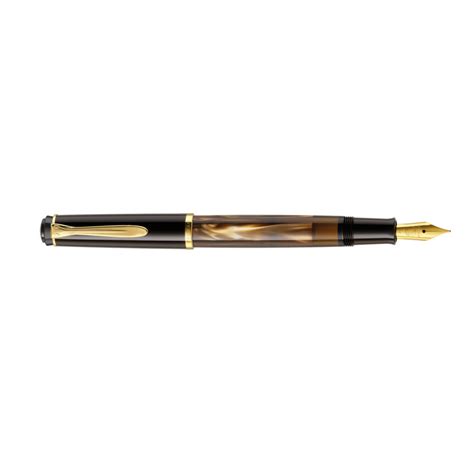 Pelikan Classic M200 Stilografica Brown Marbled F Cartoleria Perna