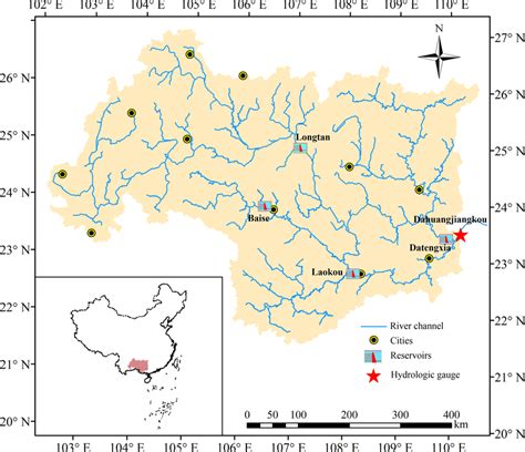 Xi River Map