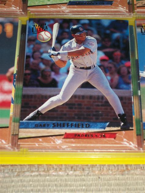 Gary Sheffield Fleer Ultra Baseball Card