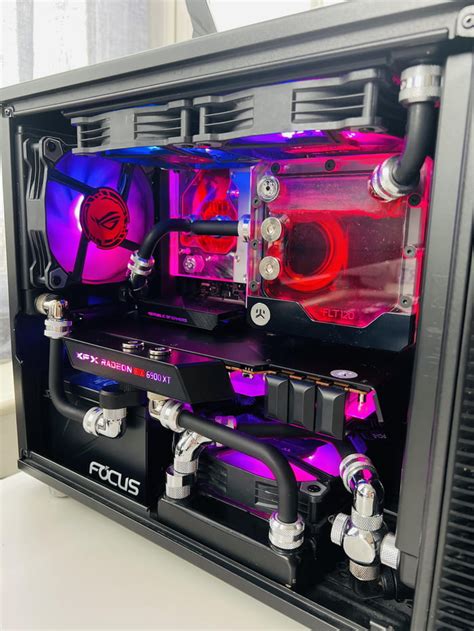 Custom Loop Mini Itx Build X Xt Gag