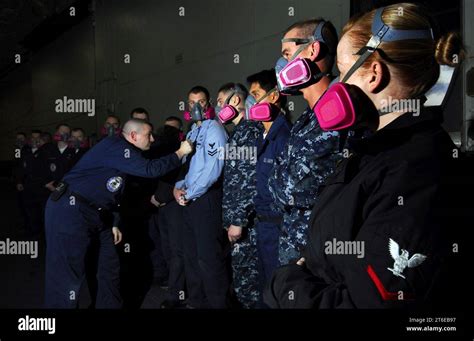 Uss John C Stennis Action Stock Photo Alamy
