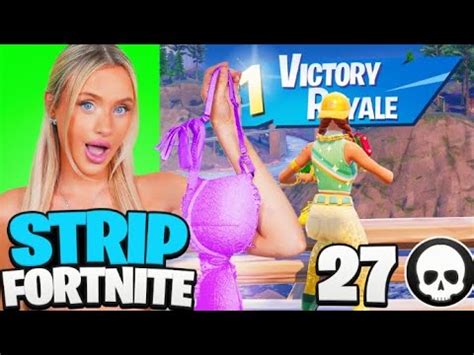 1 KILL REMOVE 1 CLOTHING PIECE ON FORTNITE Harriet Parkes Ft Hana