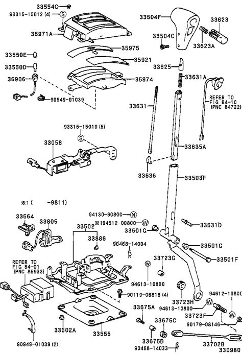 Toyota Runnerrzn L Gkpska Powertrain Chassis Shift Lever