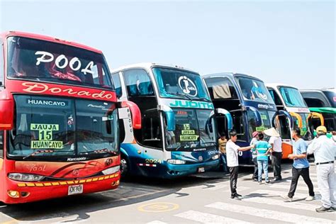 Suspenden Salida De Buses Interprovinciales Desde Lima A Regiones Noticias Diario Oficial El