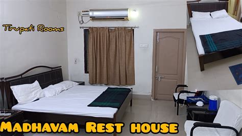 Madhavam Rest House Tirupati Room Tour Ac Room Ttd Rooms Youtube