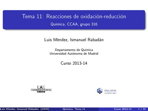 Quimica Tema 11 Apuntes De Química Docsity