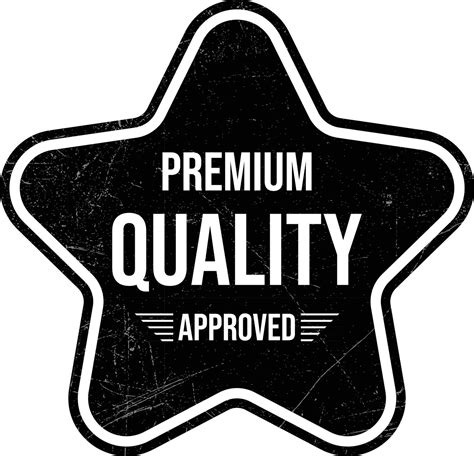 Quality Control Approved Stamp Badge Icon Seal Emblem Quality