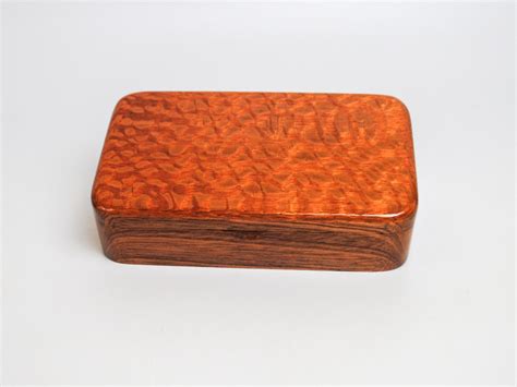 Handmade Wooden Box Of Lacewood On Mahogany By Burlwoodbox Etsy
