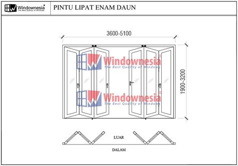 Jual Pintu Lipat Aluminium Kaca Pintu Folding Door Aluminium