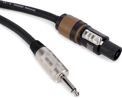 Pro Co S Nq Speakon To Inch Ts Speaker Cable Foot Sweetwater