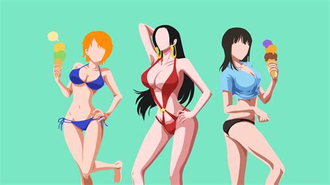 Nami Boa Hancock Nico Robin One Piece By Aho1225 On Deviantart