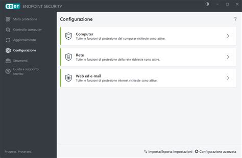 Configurazione Eset Endpoint Security Guida On Line Eset