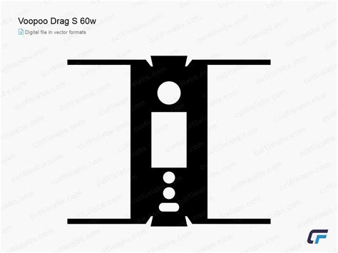 Voopoo Drag S 60w Cut File Template Cutfilelabs