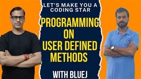 Programing On User Defined Method Icse Class Computer