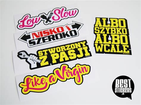 BestStickers Niepowtarzalne naklejki na auto wlepy na samochód