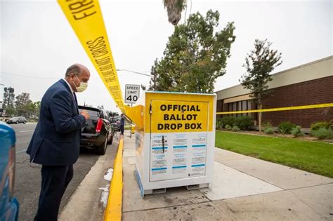 A California Ballot Drop Box Was Set Ablaze Authorities Are Now Investigating The Incident As A