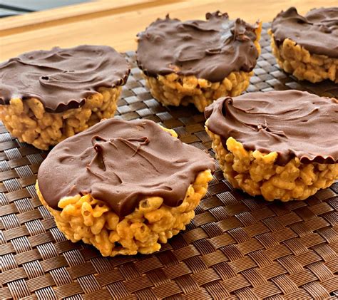 Chocolate Peanut Butter Rice Krispy Cups The Cookin Chicks