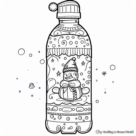 Water Bottle Coloring Pages Free And Printable
