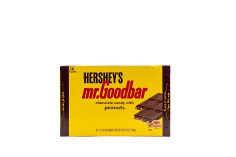 Mrgoodbar Chocolate Peanut Hersheys Candy Bar Bulk Box 175 Oz 36 C