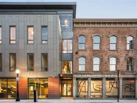 Urban Redevelopment And Adaptive Reuse Building Front Brick Building