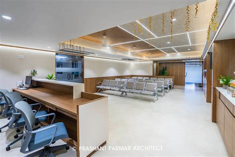 Modern Hospital Interior Design In Ahmedabad by Prashant Parmar Architect | Shayona Consultant ...