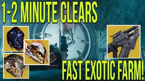 Fastest Exotic Farm Minute Clears In Today S Legend Lost Sector