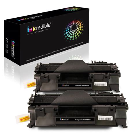 HP CE505A Compatible Toner Cartridge - 2/Pack | Inkredible Toner™