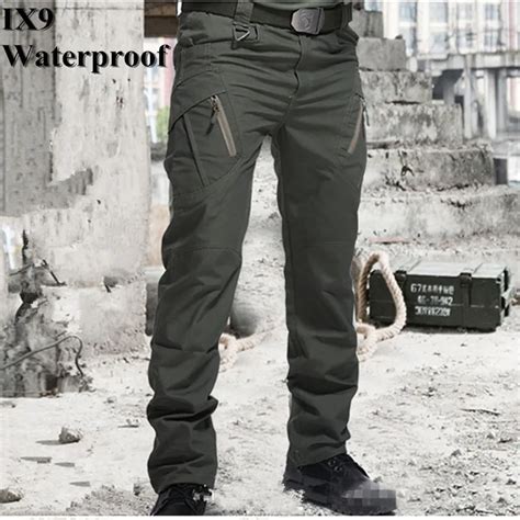 Ix9 Waterproof Militar Tactical Pants Combat Trousers Swat Army Military Pants Mens Cargo