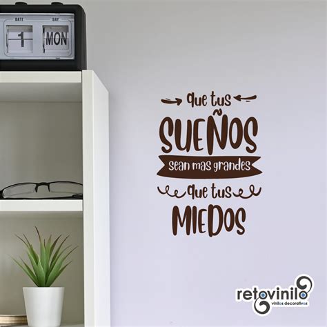 Vinilos Decorativos De Frases En A4 De Pequeño Tamaño Perfectos Para