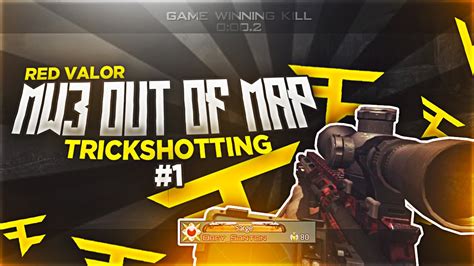 MW3 Out Of Map Trickshotting 1 2 SHOTS YouTube