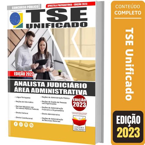 Apostila TSE UNIFICADO Analista Área Administrativa Solução