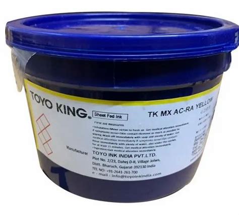 Toyo Ink TK MX AC RA Yellow Bucket Packaging Size 2 Kg At Rs 430 Kg