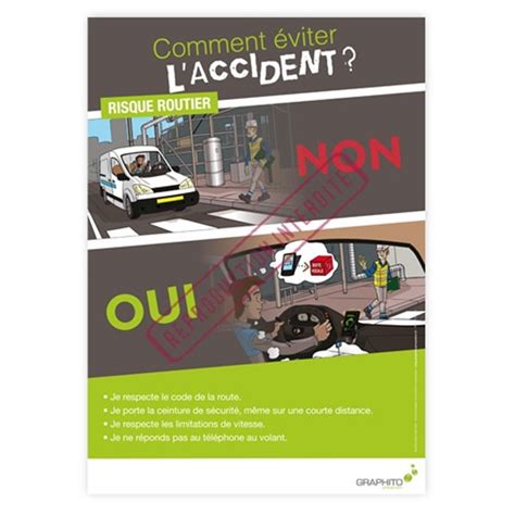 Affiche S Curit Risque Routier A Graphito Pr Vention