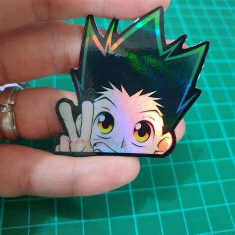 Jual Sticker Hologram Anime Psh Hunter X Hunter Gon Shopee