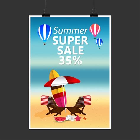 Vectores E Ilustraciones De Cartel Vacaciones Verano Para Descargar