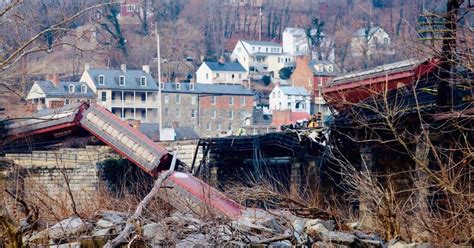 Freight Train Derails Into River In Harpers Ferry Journal News Journal