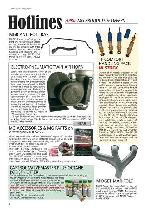Free Mgoc Spares