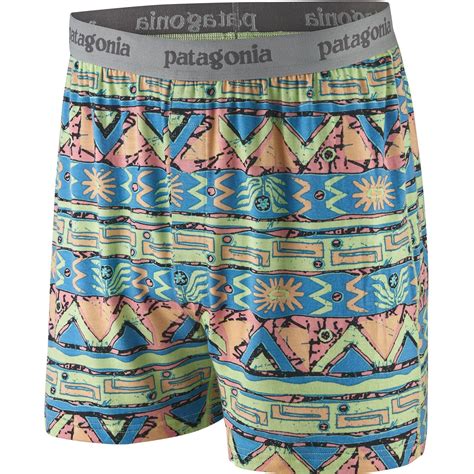 Patagonia Essential Boxers Men High Hopes Geo Salamander Green Bike24