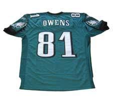 Terrell Owens Authentic Philadelphia Eagles Jersey by Reebok, Green ...