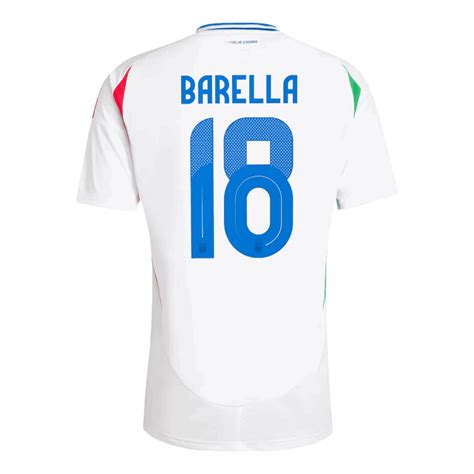 Barella 18 Italy Away Soccer Jersey Euro 2024 Goal Digger Soccer