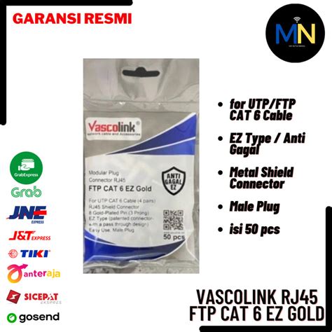 Jual Rj Ftp Anti Gagal Cat Vascolink Gold Ez Metal Tembus Stp Cat