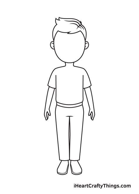 Cartoon People Drawing - How To Draw Cartoon People Step By Step